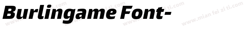 Burlingame Font字体转换